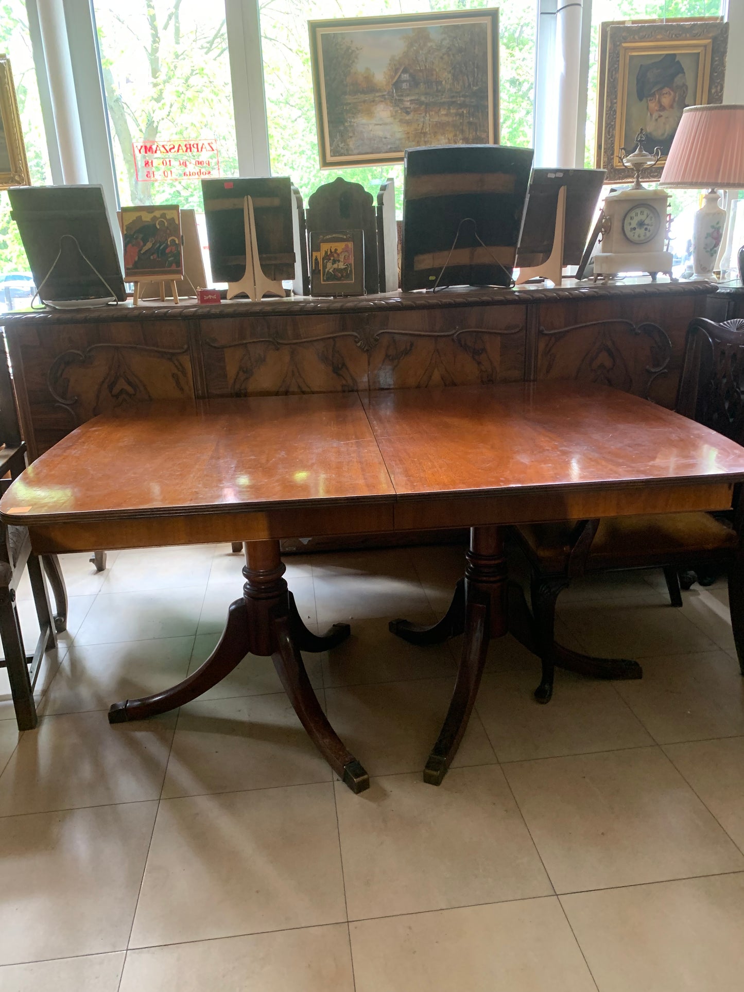 Stół drewniany, rozkładany