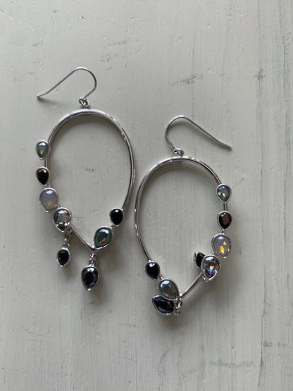Kolczyki Swarovski, stal chirurgiczna