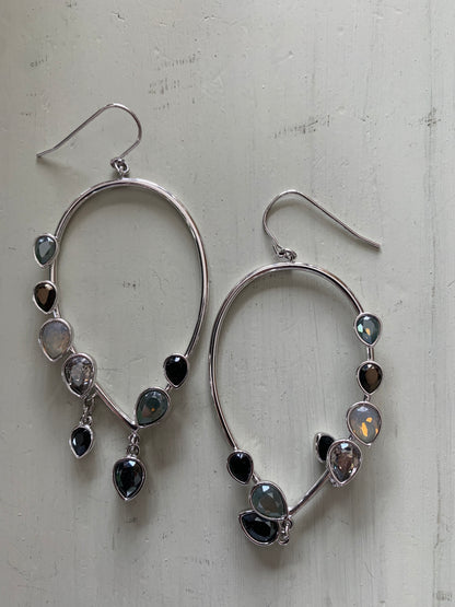 Kolczyki Swarovski, stal chirurgiczna