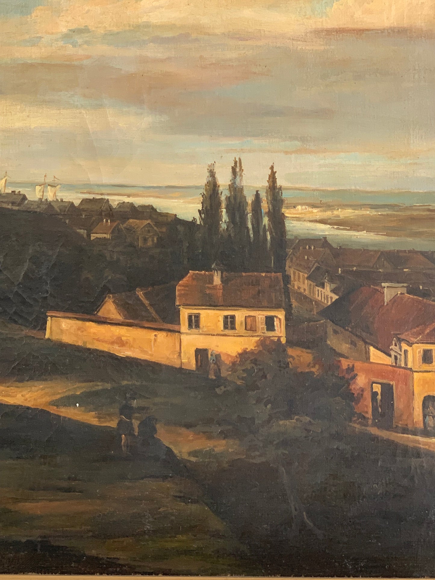Obraz Warszawa 1836 r, Pałac Kazimierzowski wg M. Zalewskiego, kopia Węgrzyna