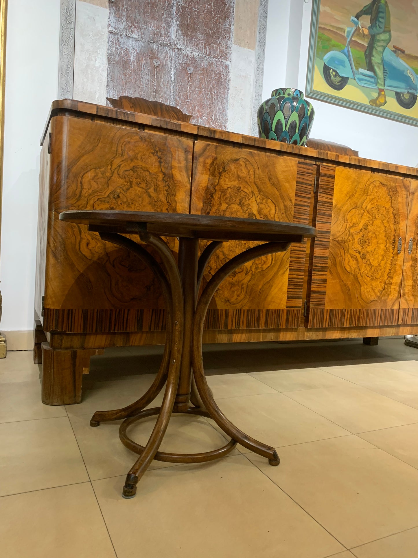 Stolik kawowy, okrągły Thonet