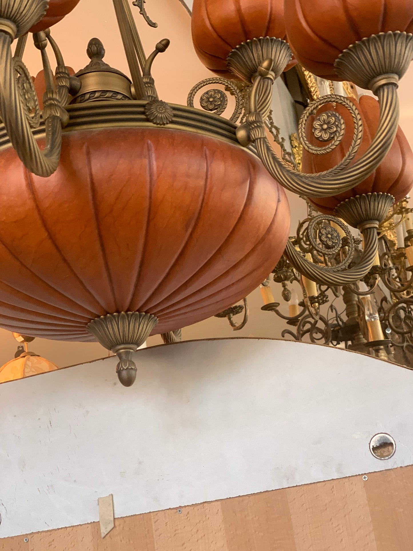 Żyrandol Vangelis Chandalier Danai Alabaster Lamp + 2 kinkiety