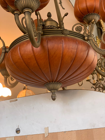 Żyrandol Vangelis Chandalier Danai Alabaster Lamp + 2 kinkiety