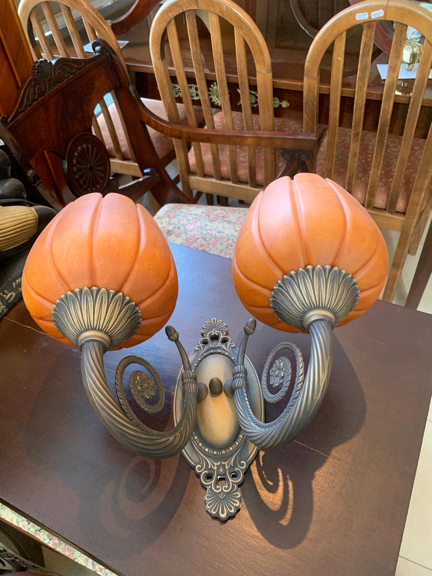 Żyrandol Vangelis Chandalier Danai Alabaster Lamp + 2 kinkiety