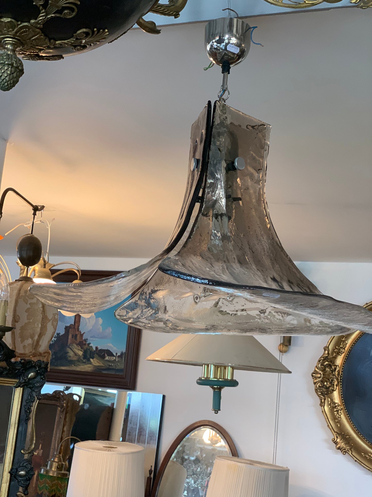 Lampa Murano, proj. Carlo Nason, lata 60-69, Vintage, Italy