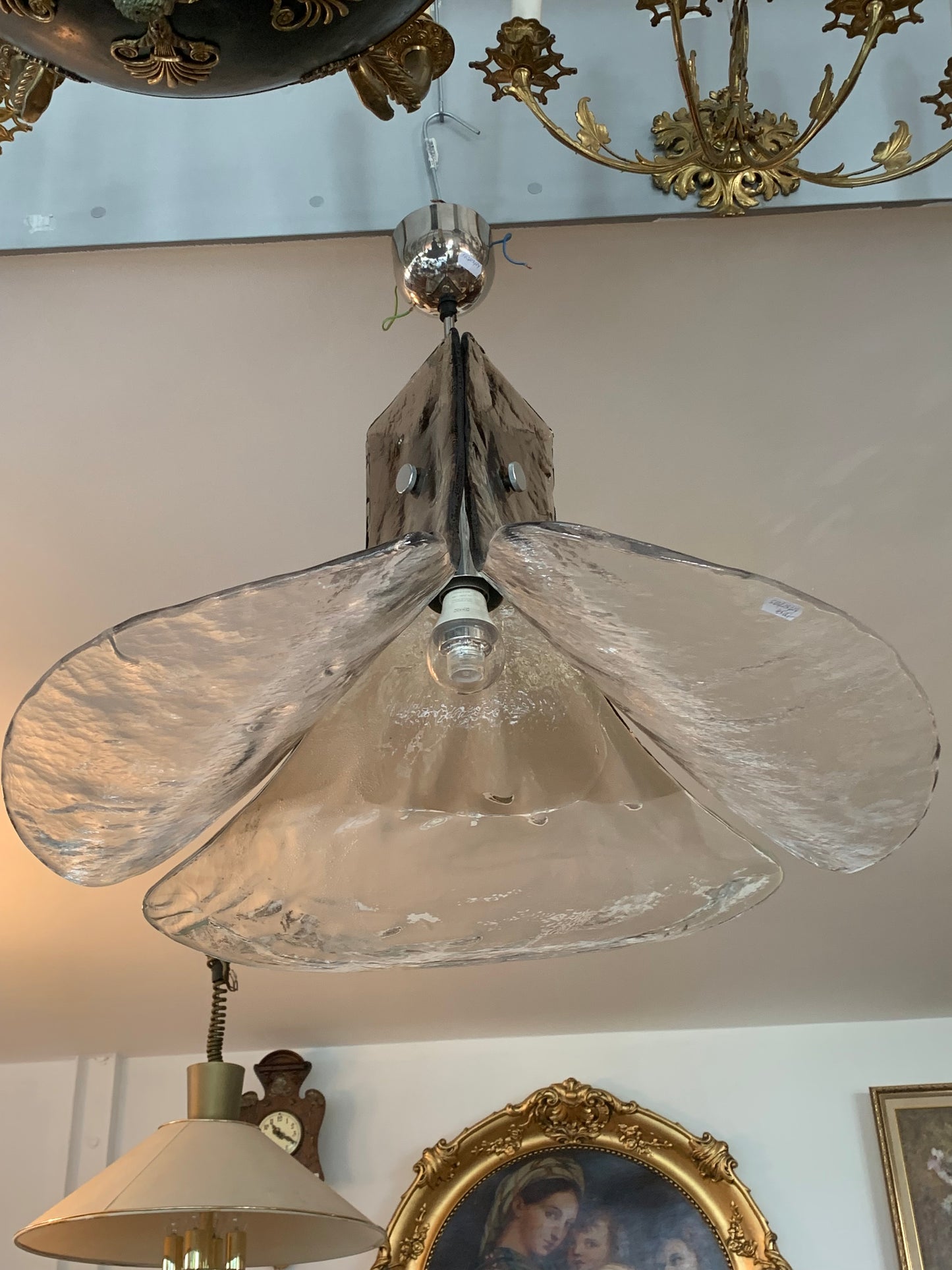 Lampa Murano, proj. Carlo Nason, lata 60-69, Vintage, Italy