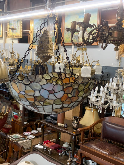 Lampa witrażowa wisząca
