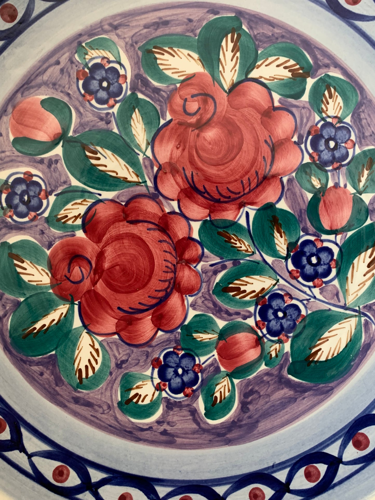 Talerz kolekcjonerski, dekoracyjny Włocławek, sygnowany