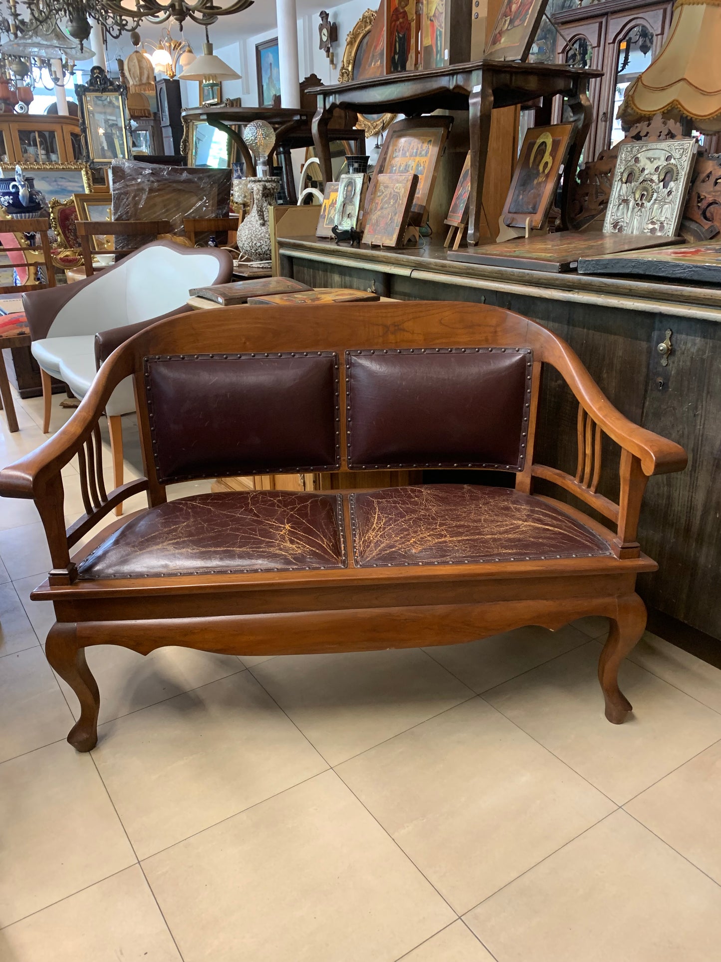Sofa zabytkowa, 2-osobowa