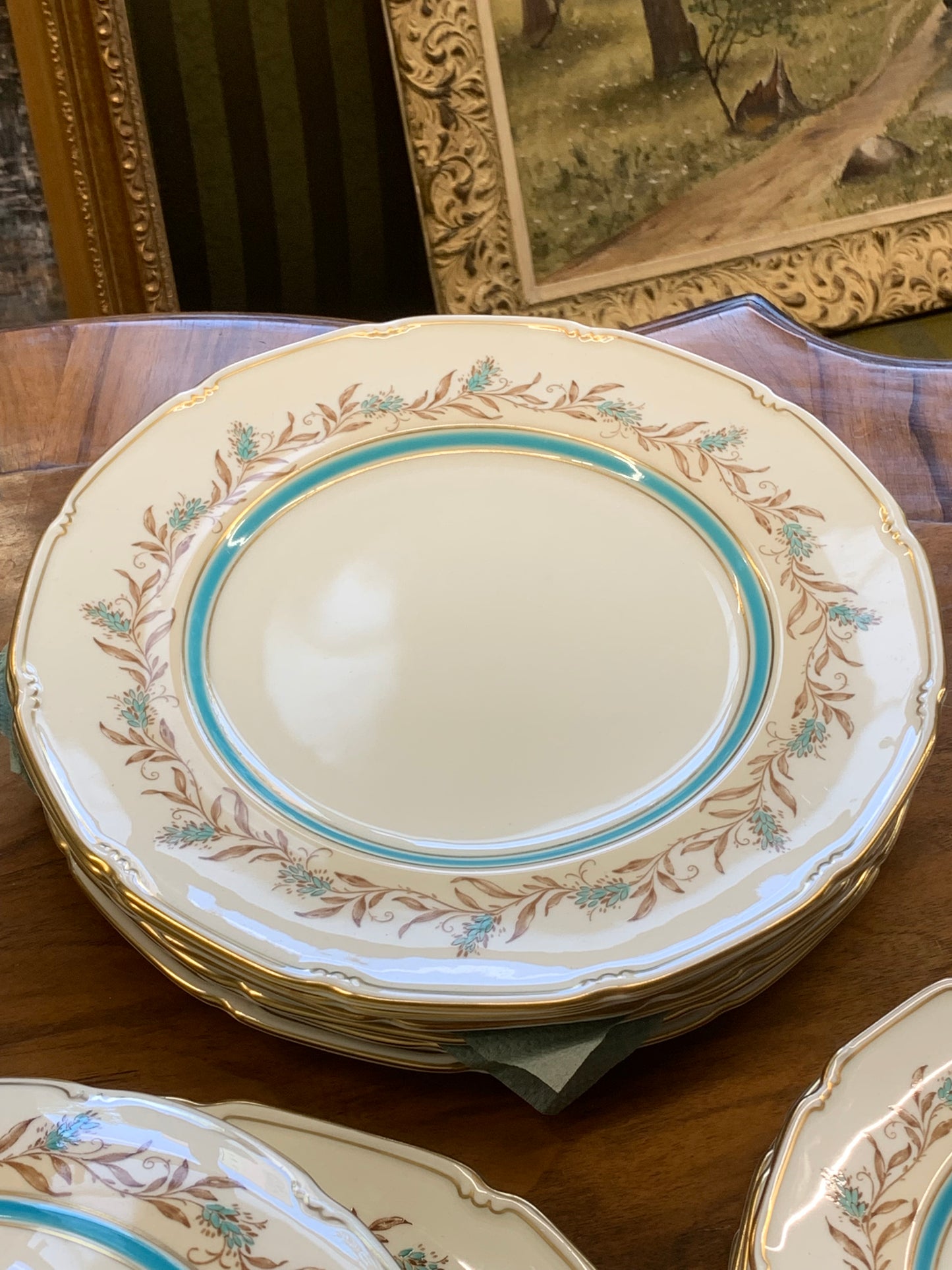 Serwis porcelanowy obiadowy na 6 osób VINTAGE