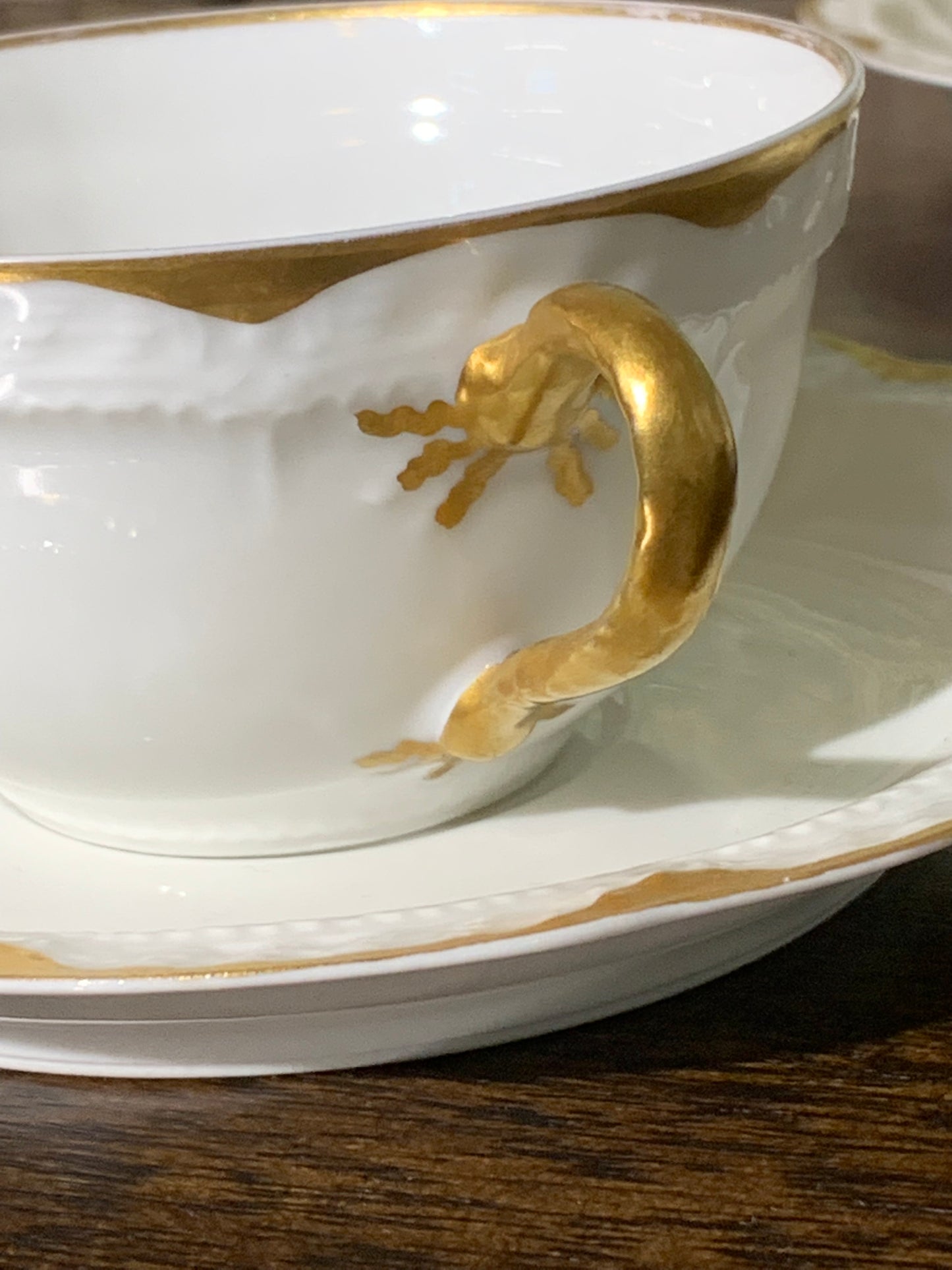 Bulionówki porcelana Lemoges, 9 szt.