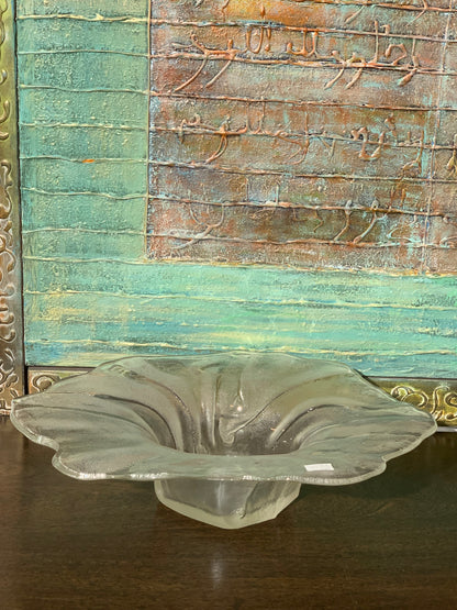 Szklana patera Rosenthal, sygnowana