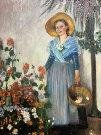 Obraz "W oranżerii" Olga Boznańska, kopia