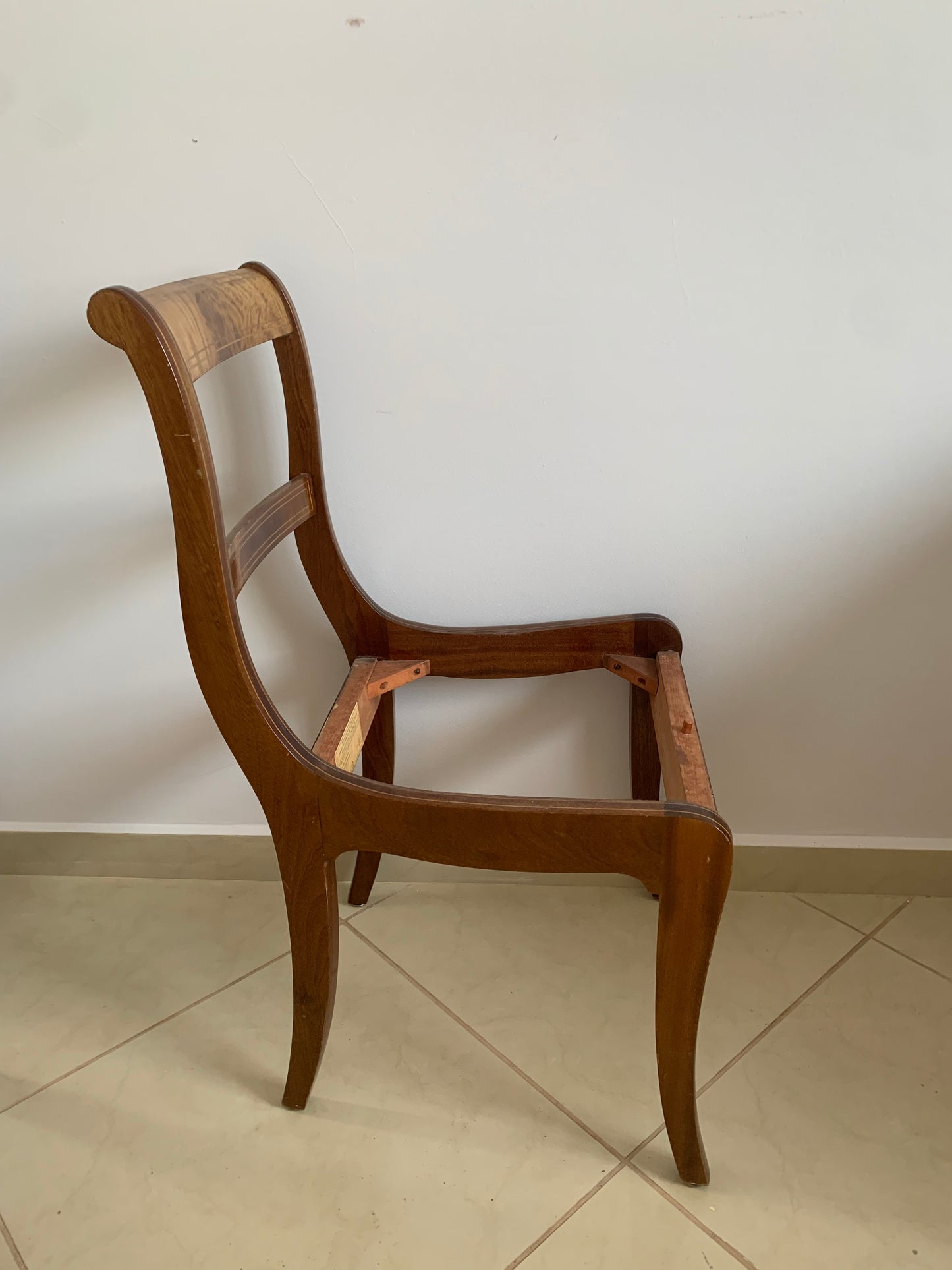 Stelaże krzesła w stylu Biedermeier Fabryki mebli Henrykow