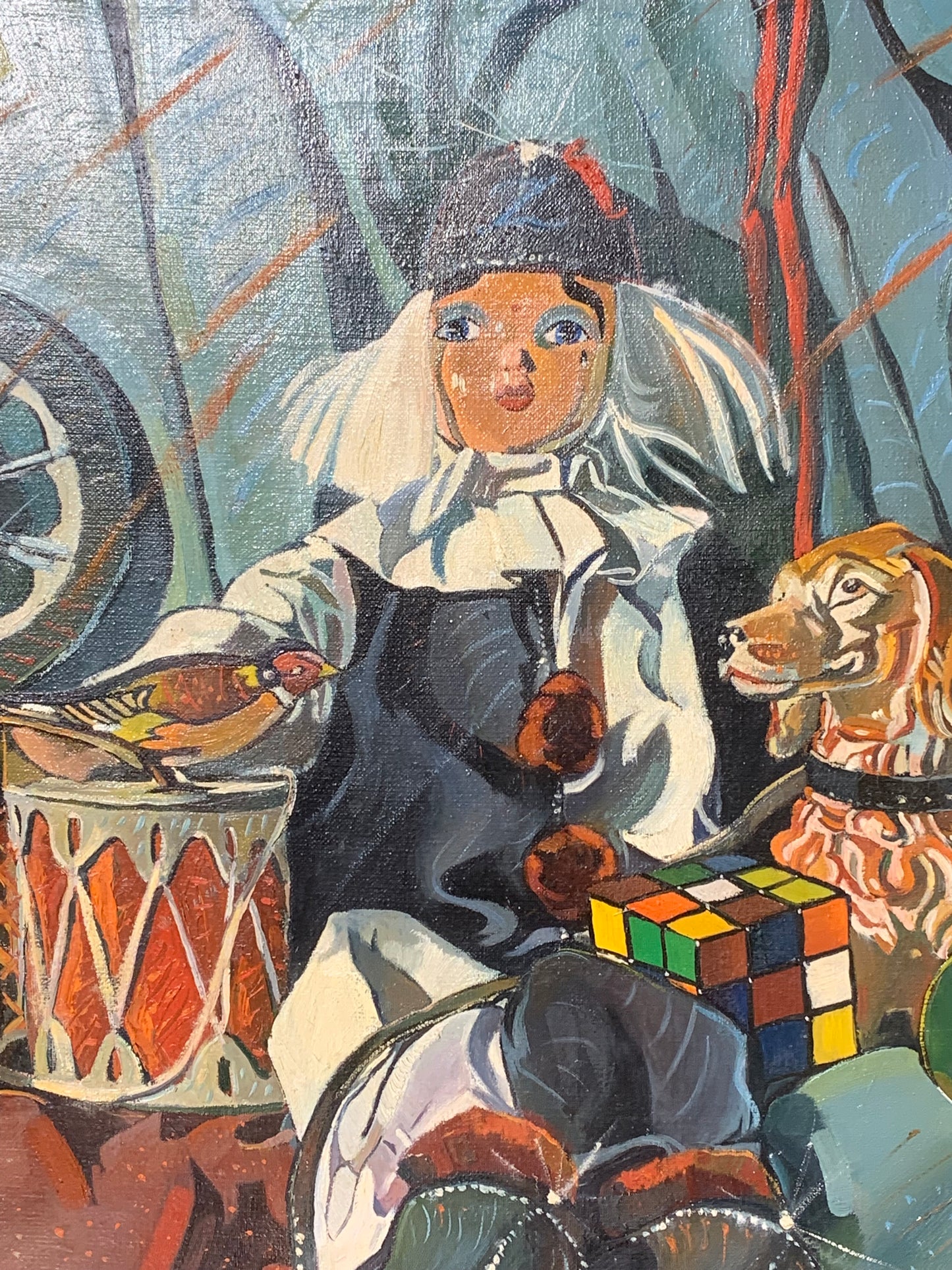 Andrzej Śledziewski, obraz "Oczekiwanie", 1989 r