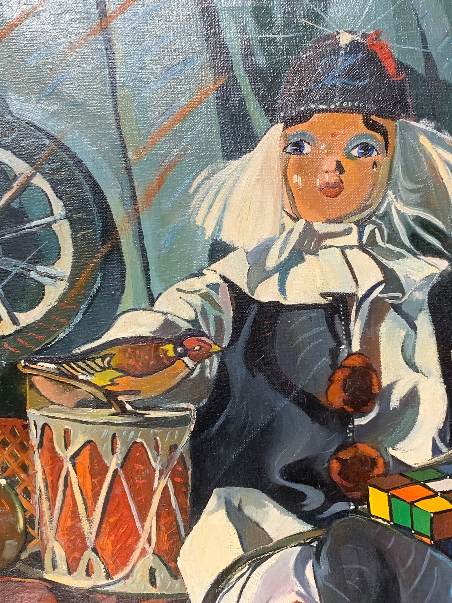 Andrzej Śledziewski, obraz "Oczekiwanie", 1989 r