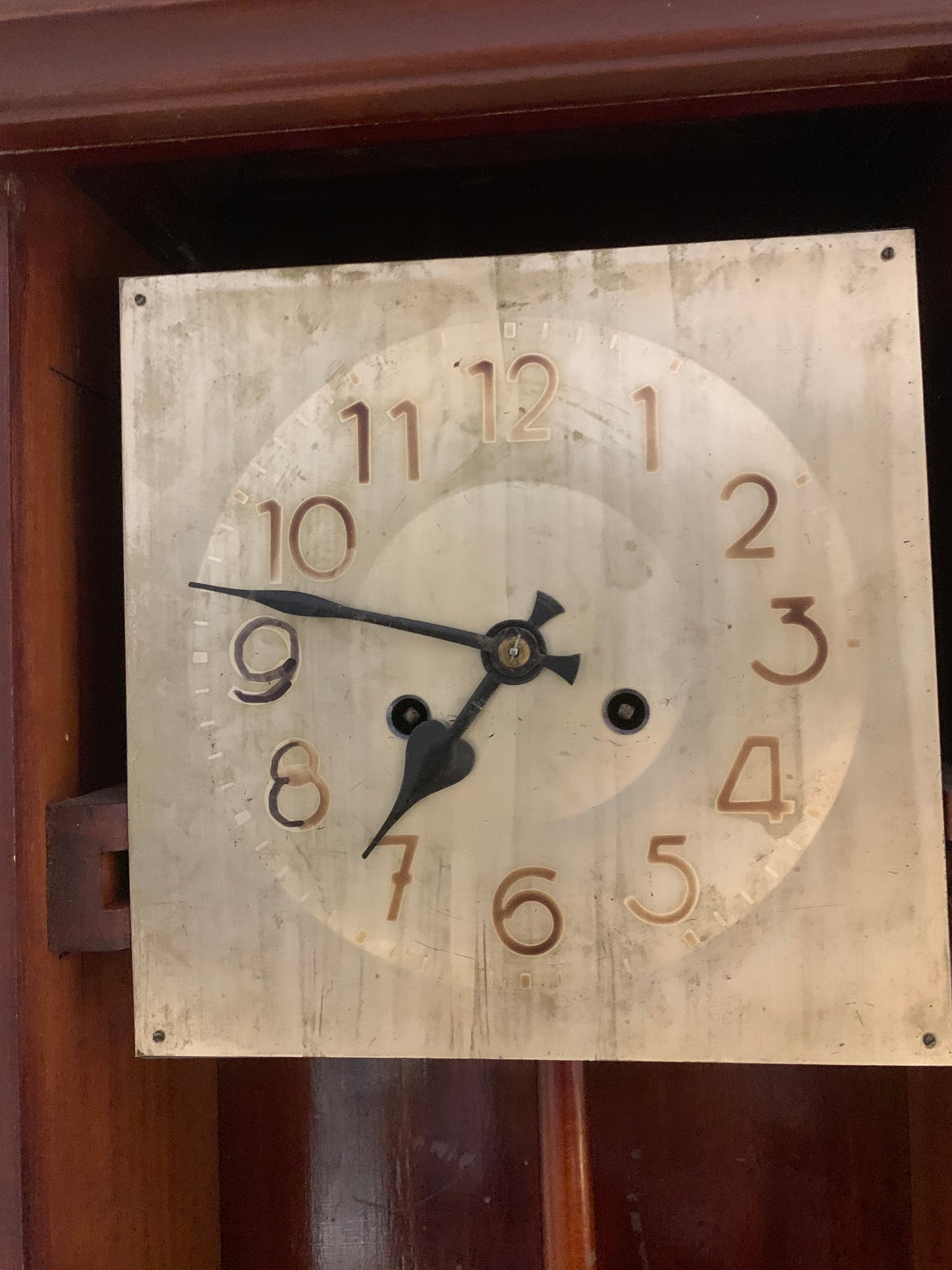 Zegar ścienny Art déco, lata 30-te