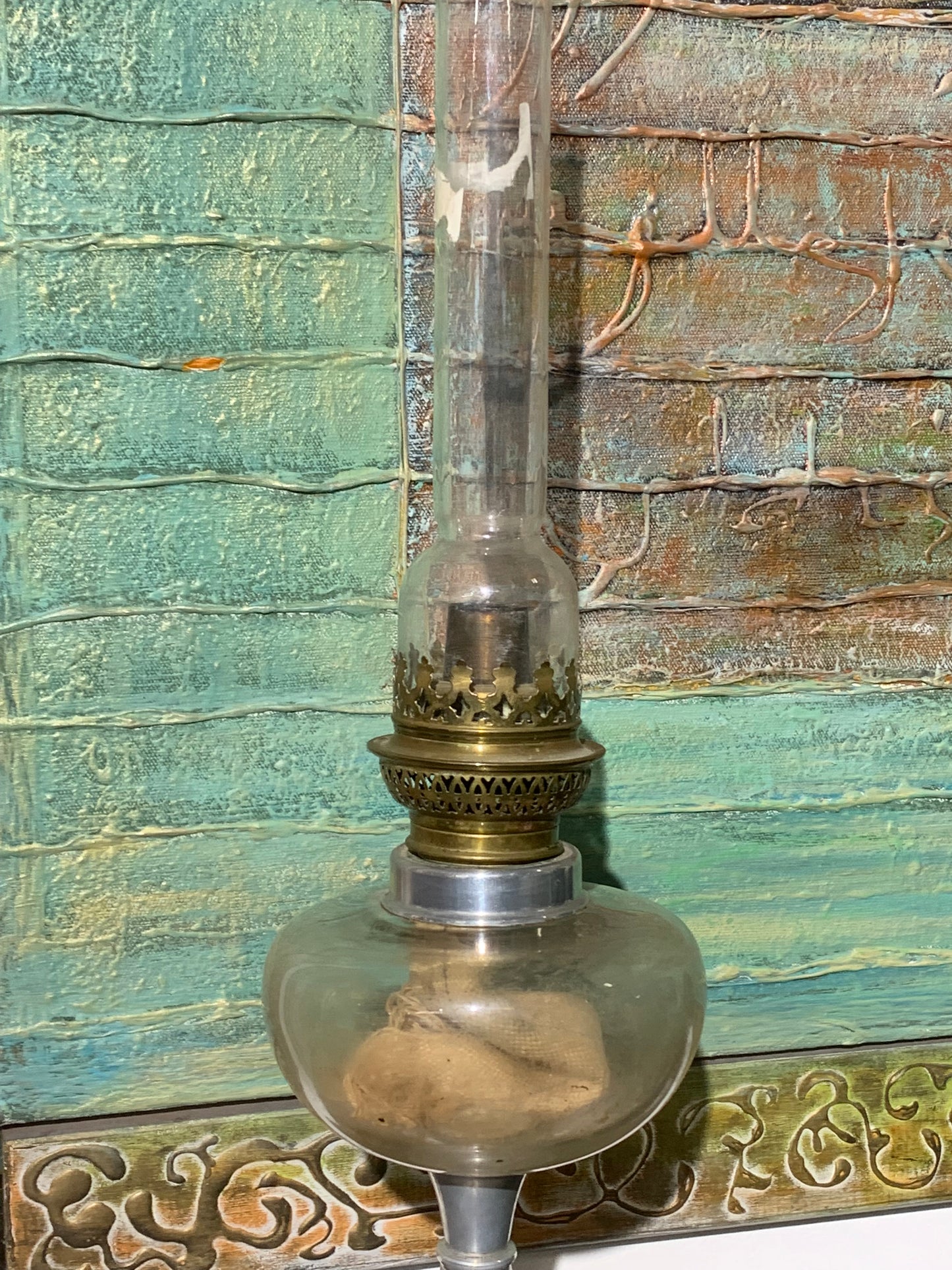 Lampa naftowa antyczna