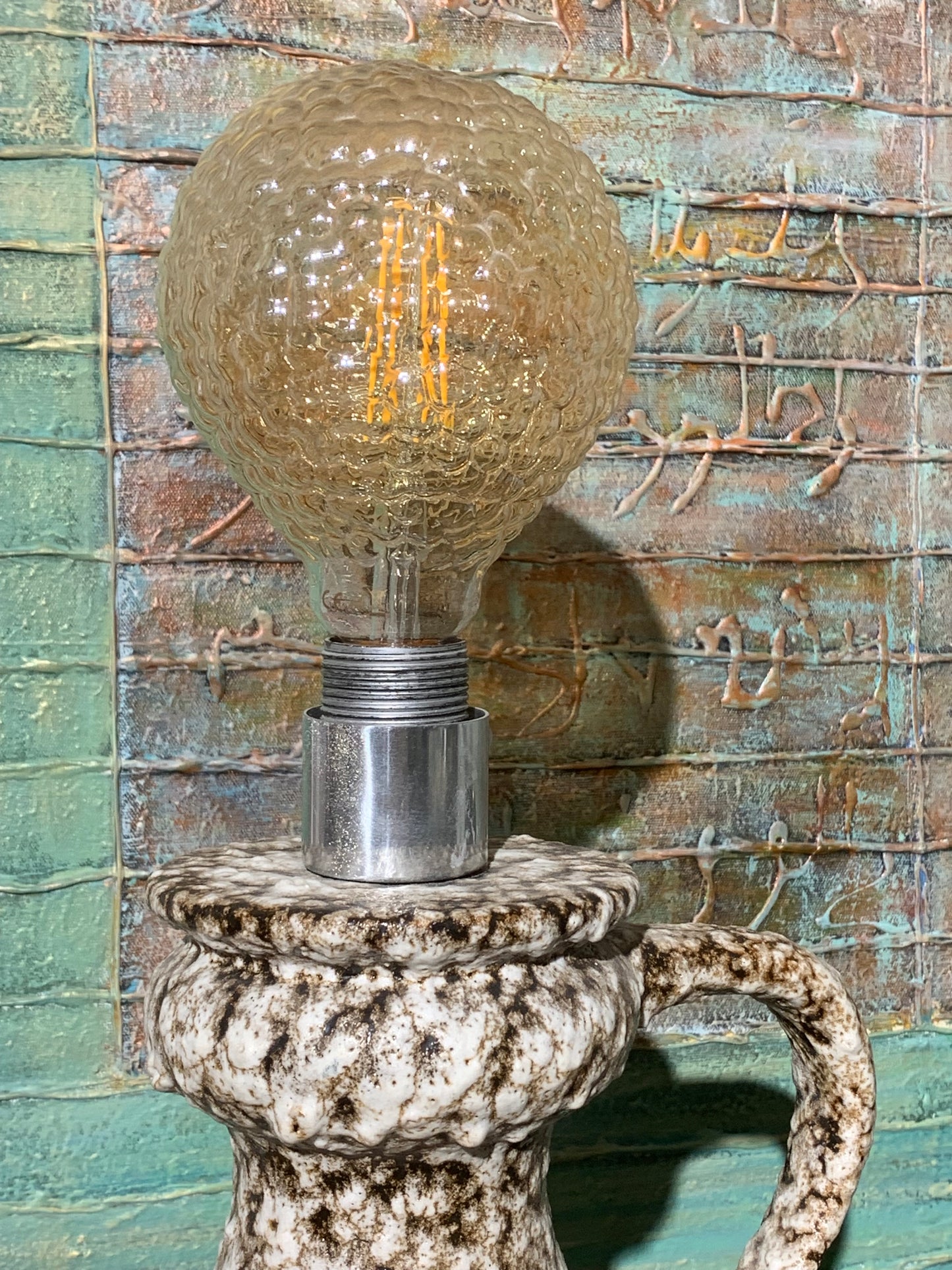 Lampa fat lava, stylowa, ceramiczna