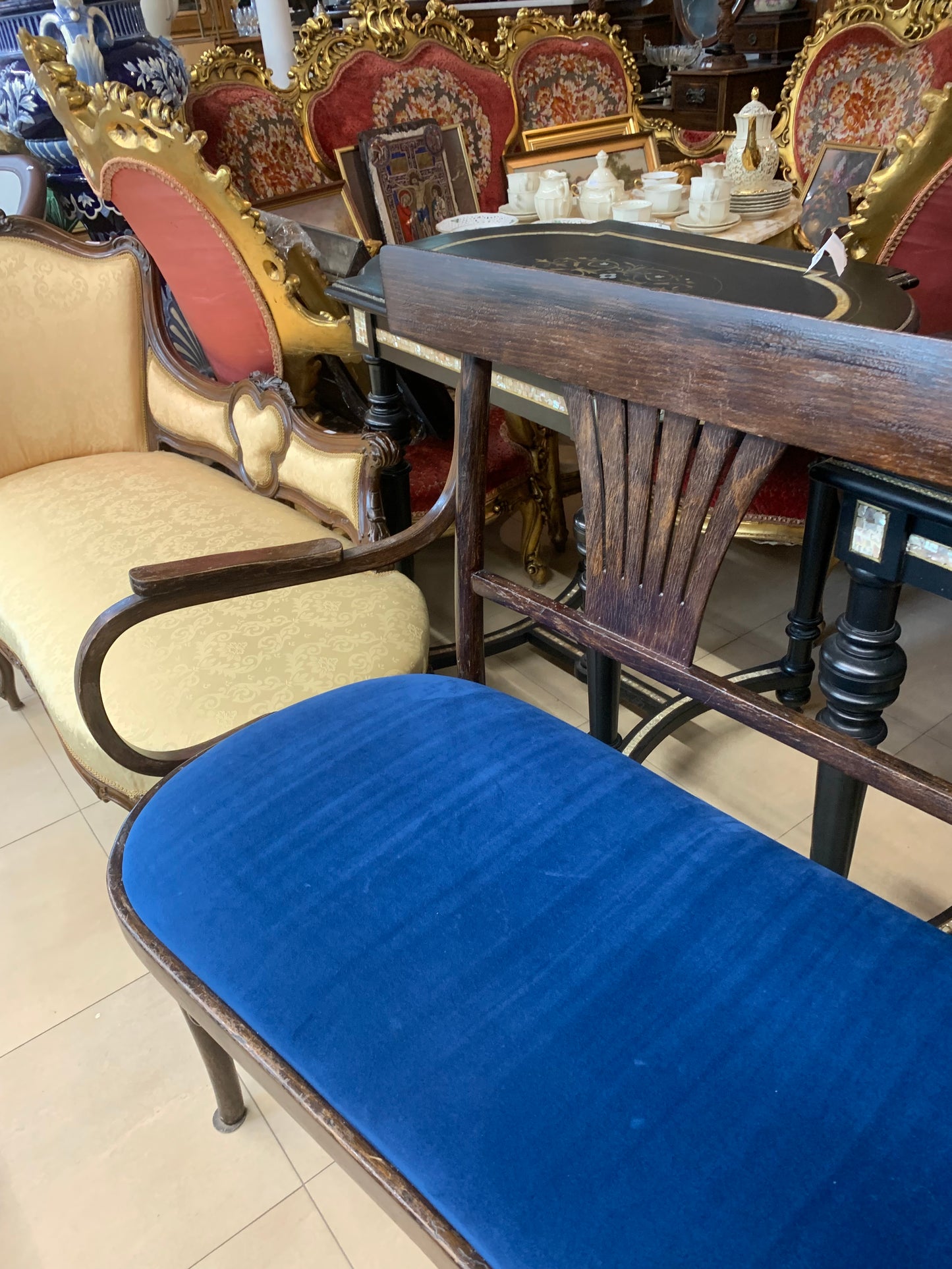 Kanapa, siedzisko Thonet chabrowe