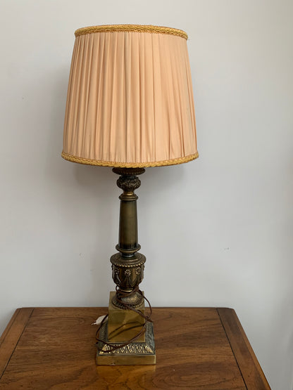 Lampa stylowa, salonowa z mosiądzu