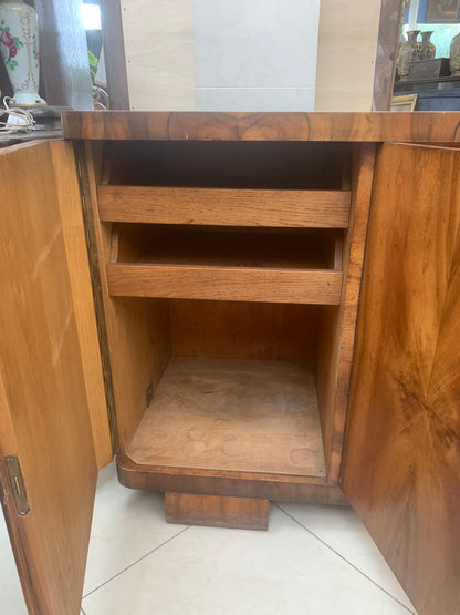 Komoda orzechowa Art Deco lata 50-e