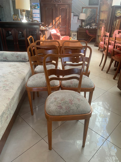 Krzesła THONET w stylu Art Deco komplet 8 szt.