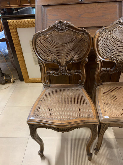 Krzesło zabytkowe Ludwik ratanowe k. XIX w.