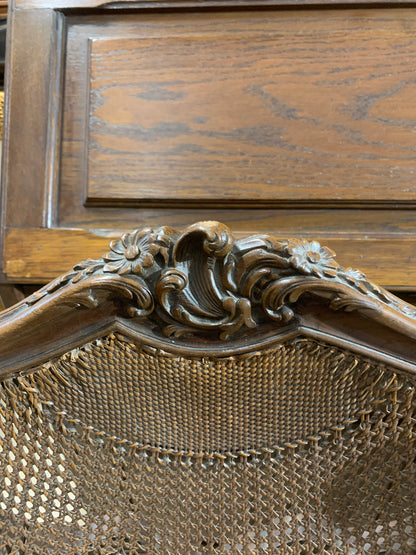 Krzesło zabytkowe Ludwik ratanowe k. XIX w.