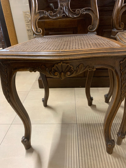 Krzesło zabytkowe Ludwik ratanowe k. XIX w.