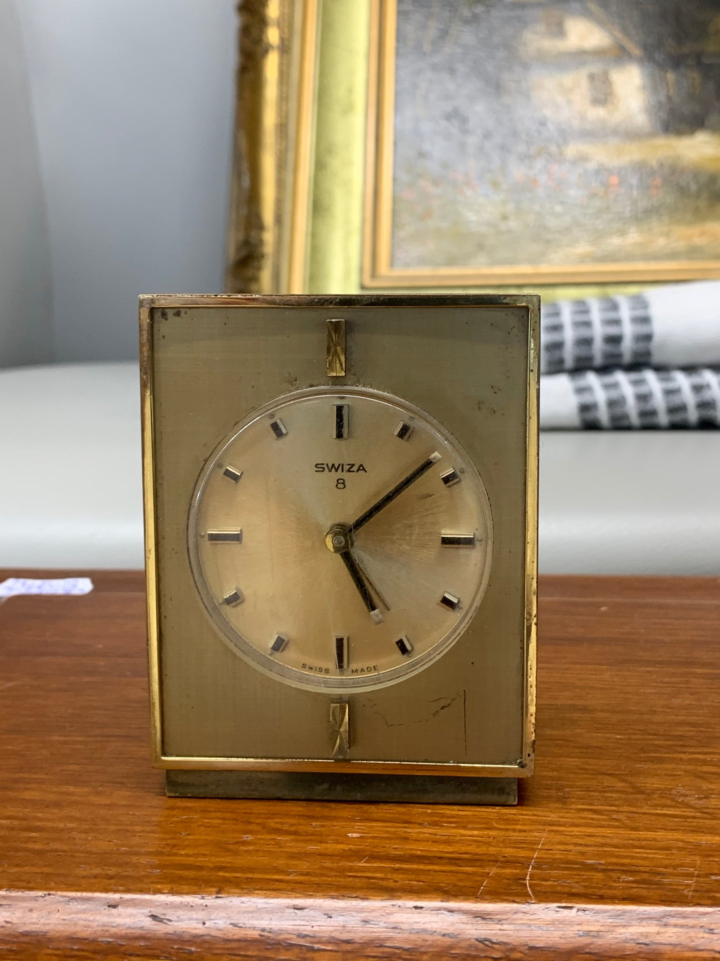 Zegar,  budzik szwajcarski SWIZA