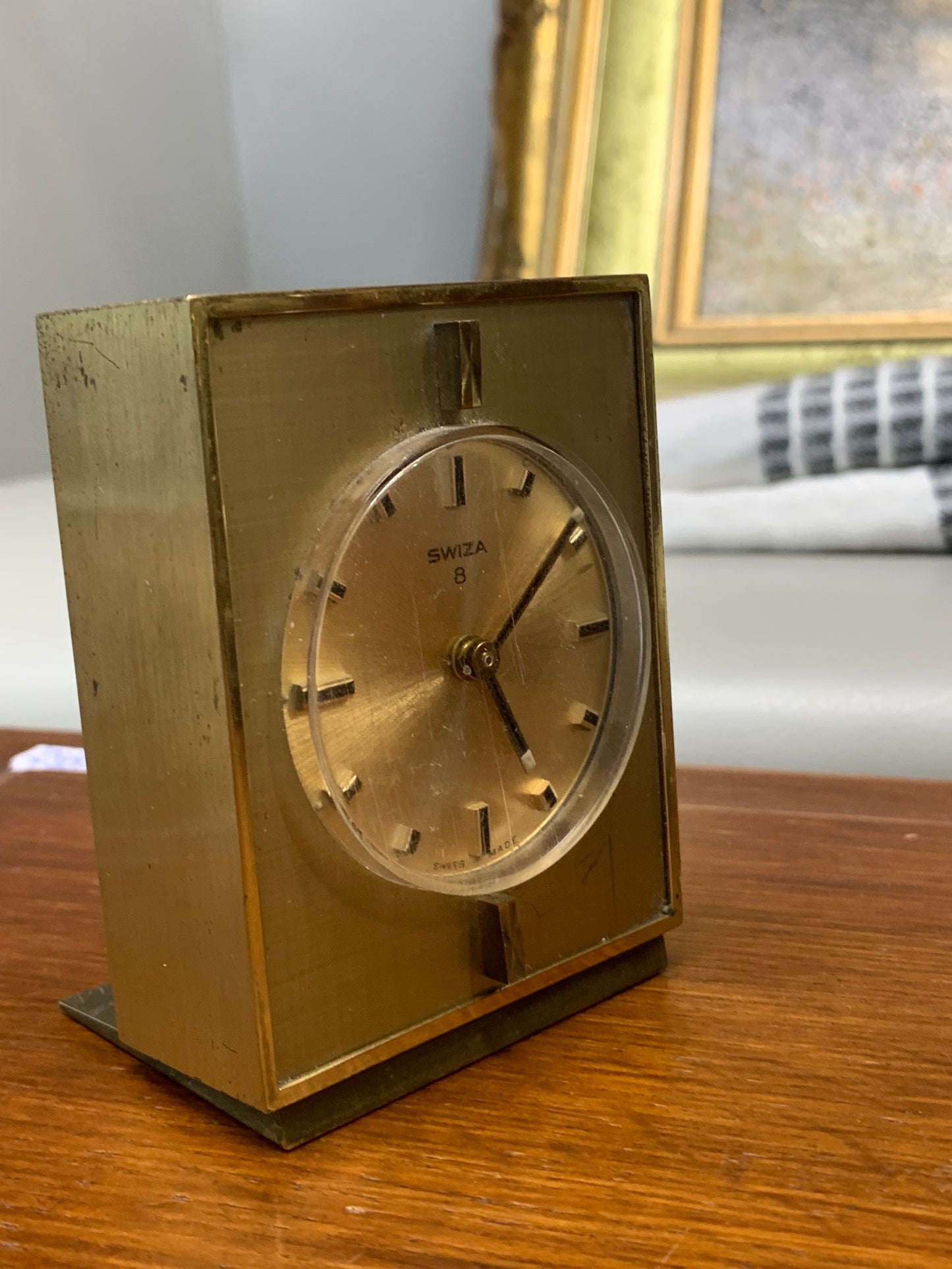 Zegar,  budzik szwajcarski SWIZA