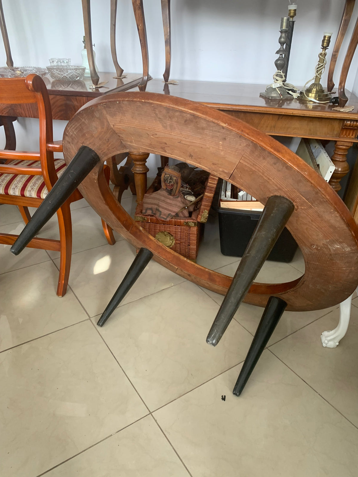 Stolik kawowy w stylu mid-century modern Vintage lata 50-e