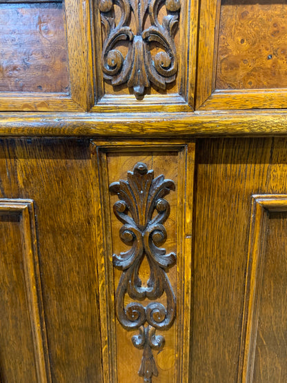 Komoda secesyjna, dębowa