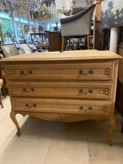 Komoda stylowa z surowej dębiny z szufladami