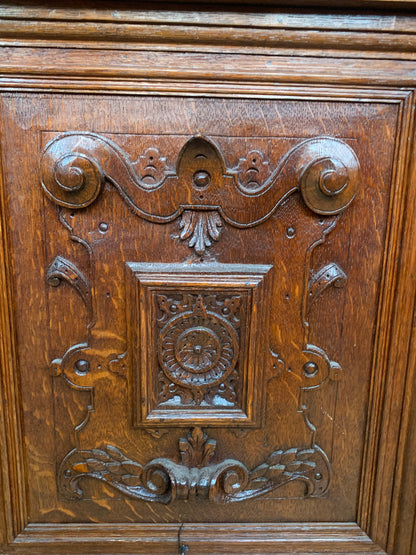 Biurko neorenesansowe, kolumnowe w stylu Grunderzeit , poł. XIX w.