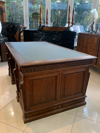 Biurko neorenesansowe, kolumnowe w stylu Grunderzeit , poł. XIX w.