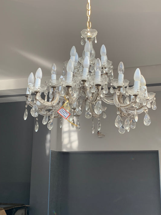 Żyrandol kryształowy Maria Teresa, na 18 żarówek