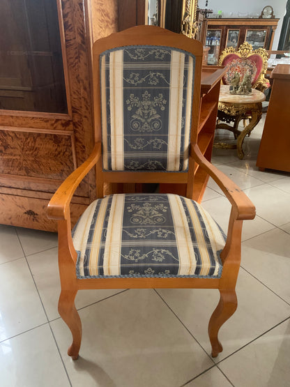 Sofa + fotel + 2 krzesła  stylowe, tapicerowane w stylu ludwikowskim