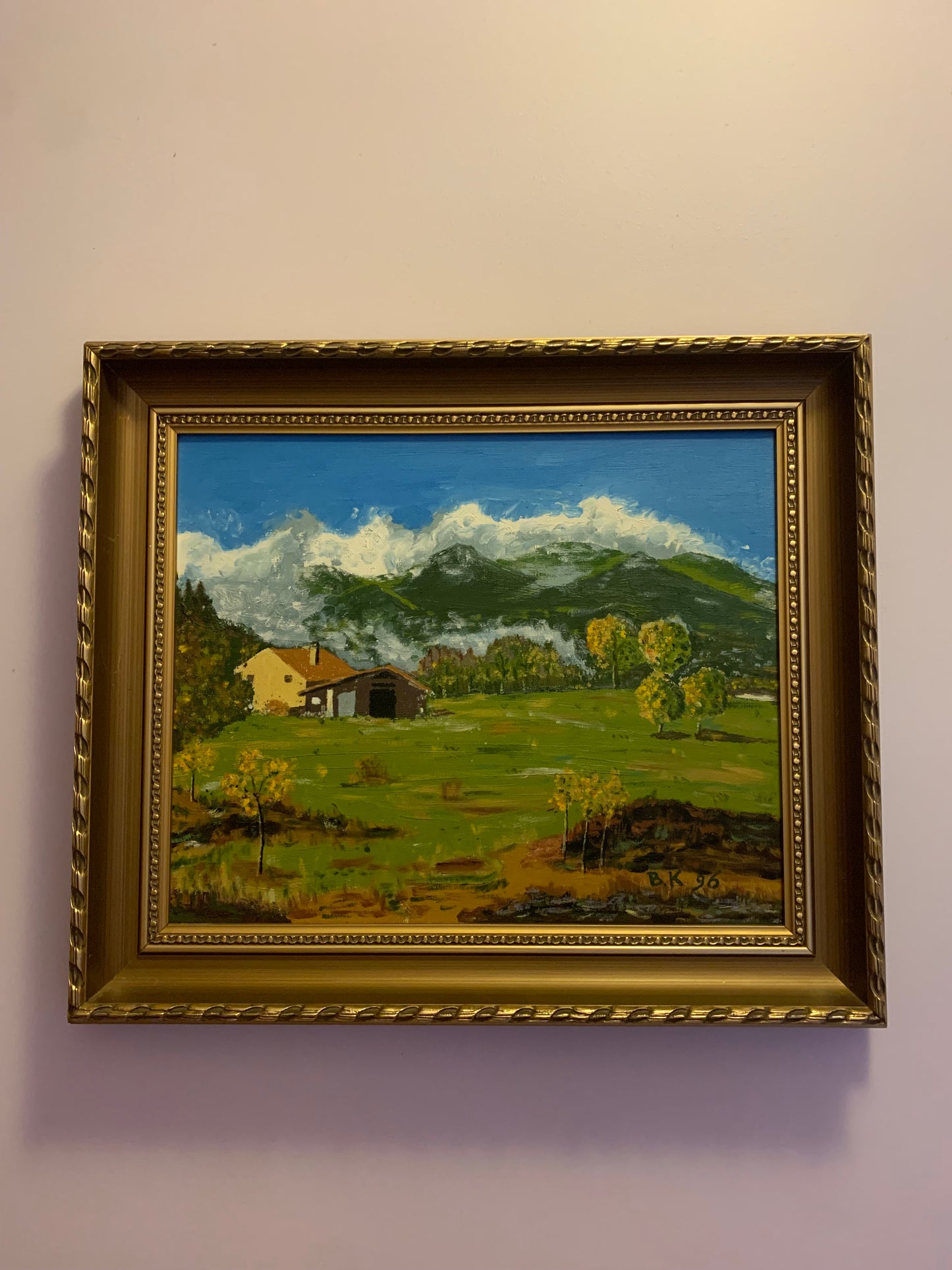 Painting, oil on canvas, Kostrzyńska, 1990s