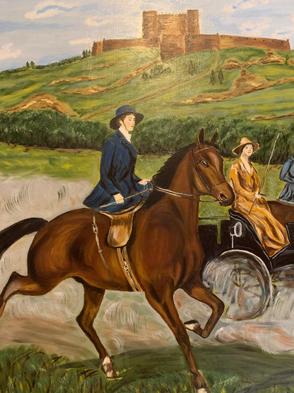 Obraz, olej na płótnie, Kostrzyńska