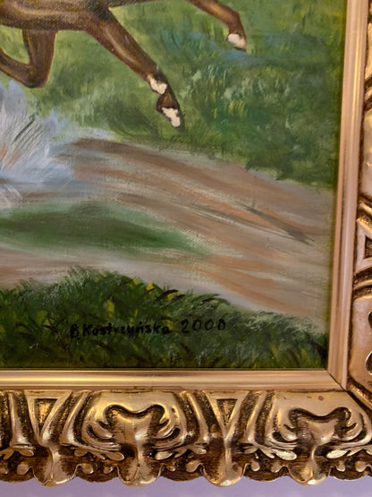 Obraz, olej na płótnie, Kostrzyńska