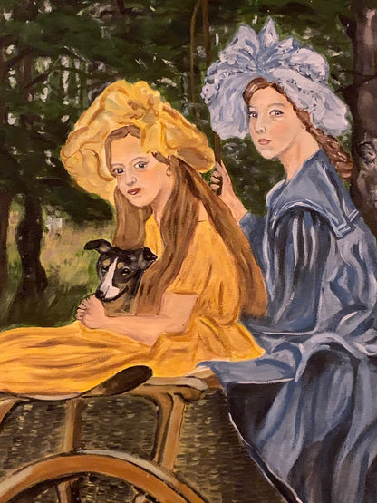 Obraz, olej na płótnie, Kostrzyńska