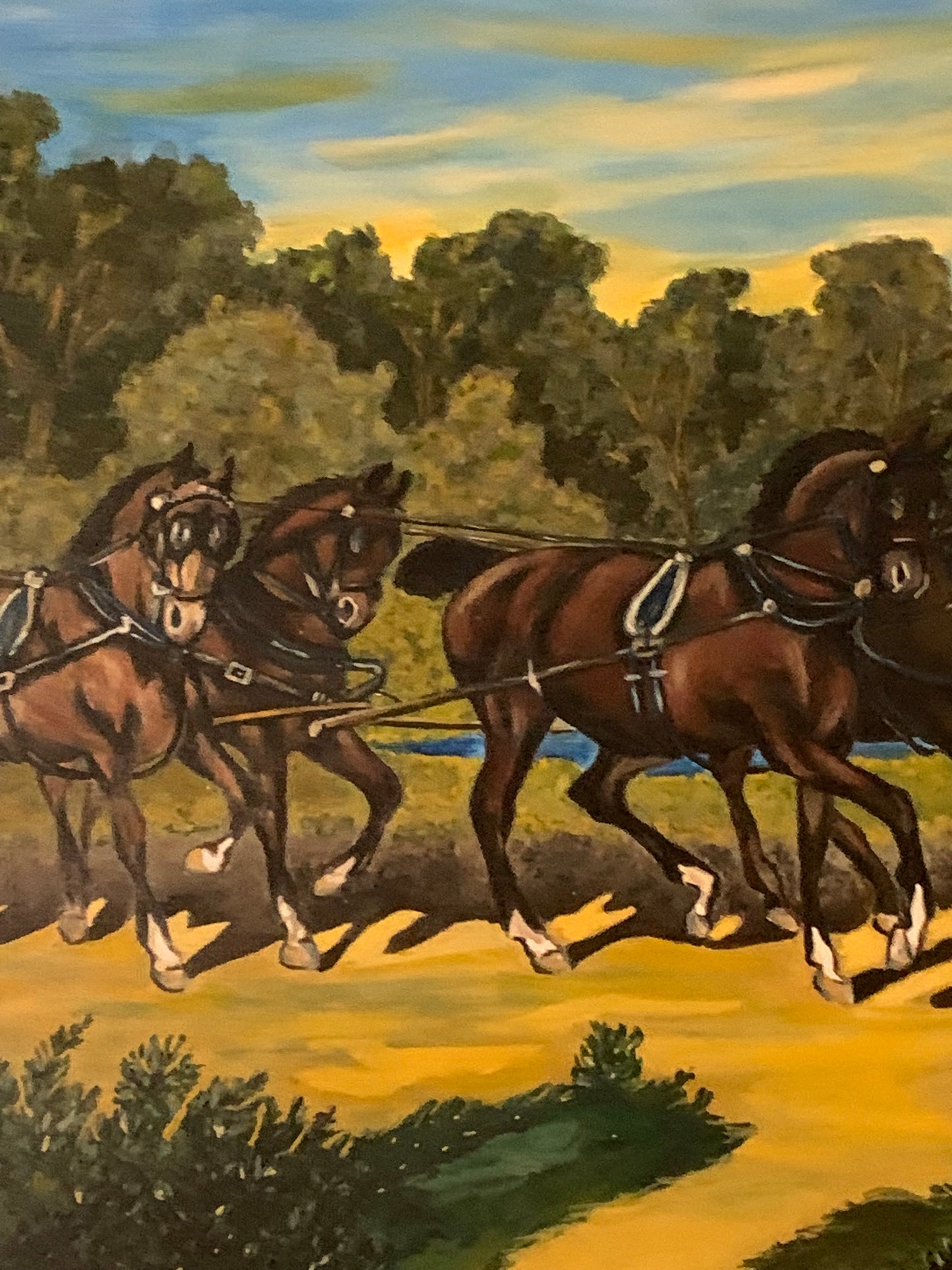 Obraz, olej na płótnie, Kostrzyńska