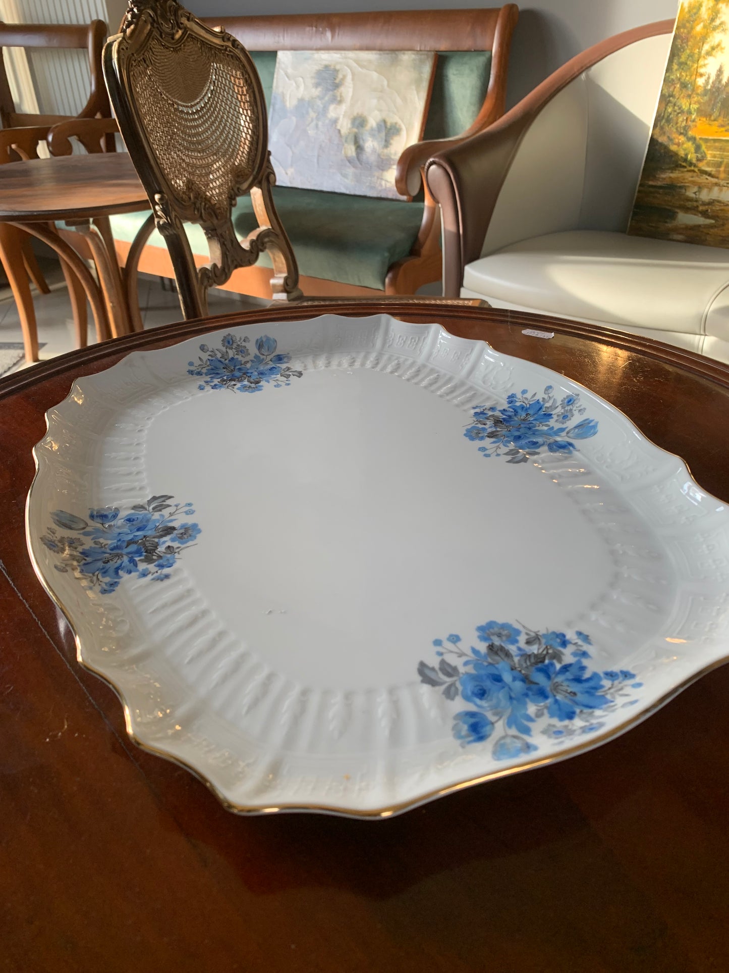 Porcelain platter, Czechoslovakia