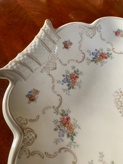 Porcelain plate, signed, Weimar