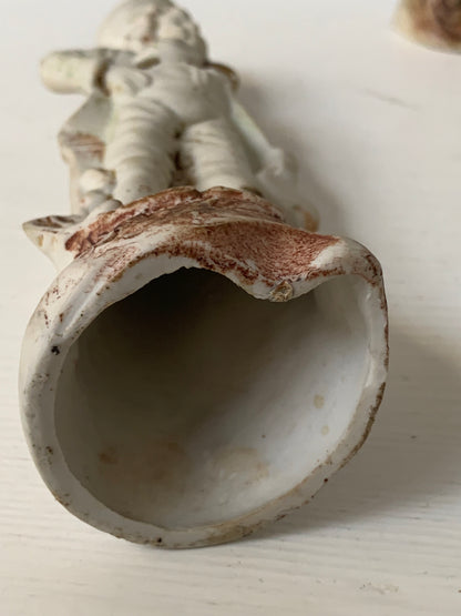 Figurki porcelanowe, biskwitowe, Francja