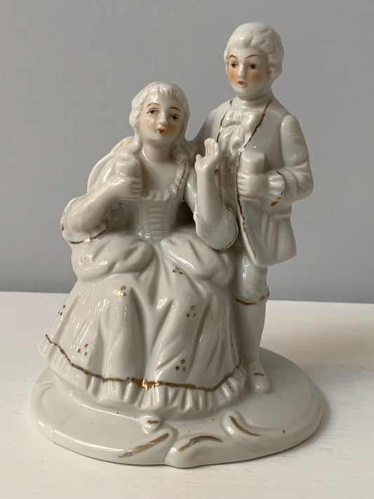 Figurka porcelanowa para zakochanych, Francja