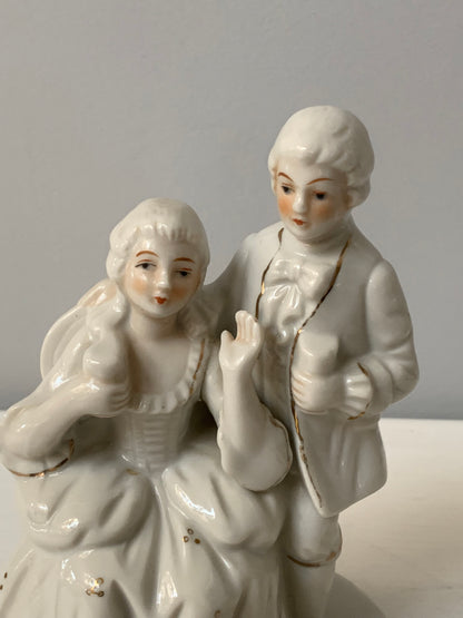 Figurka porcelanowa para zakochanych, Francja