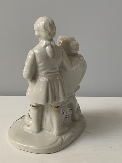Figurka porcelanowa para zakochanych, Francja